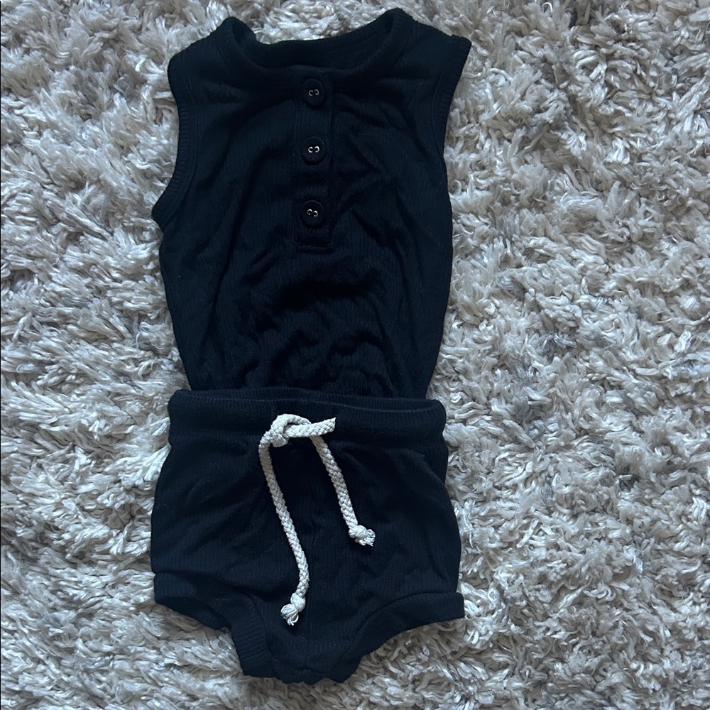 Kyte BABY Midnight Tank Top and Shortie Set